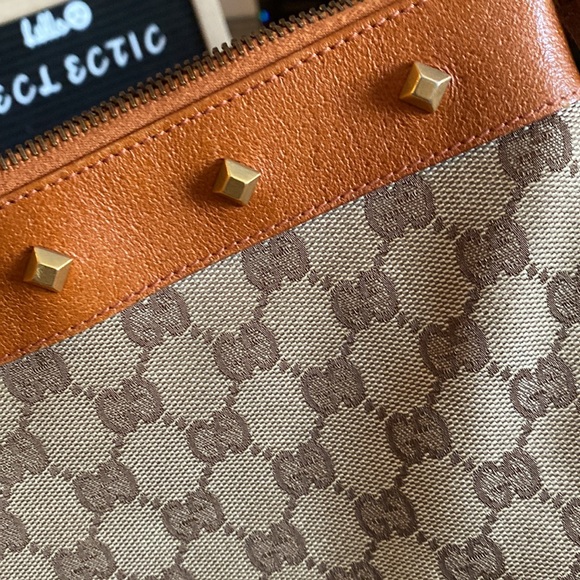 Gucci Studded Jacquard CrossBody Canvas - Picture 5 of 13